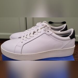 Banana Republic Mens Tennis Casual Sneakers 10M White Leather New